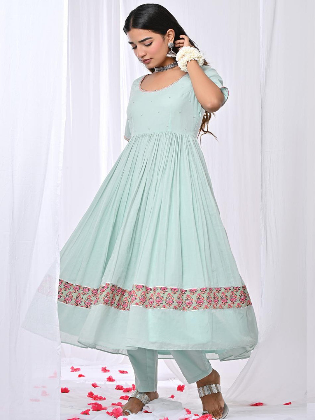 Manika-Mint-Anarkali-Set-Of-3