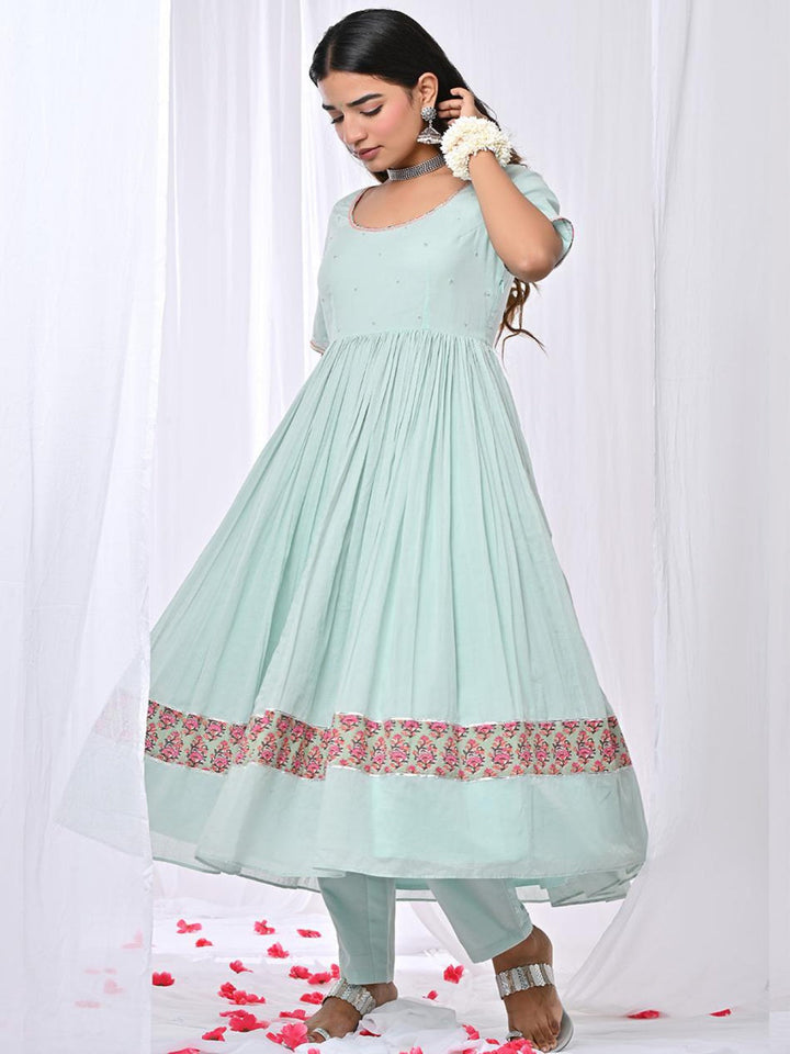 Manika-Mint-Anarkali-Set-Of-3