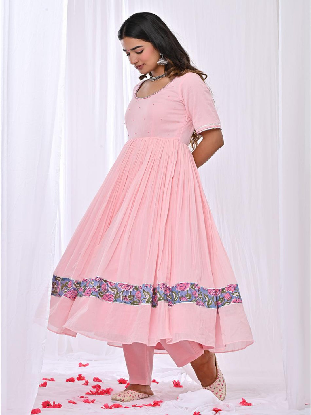 Manika-Pink-Anarkali-Set-Of-3