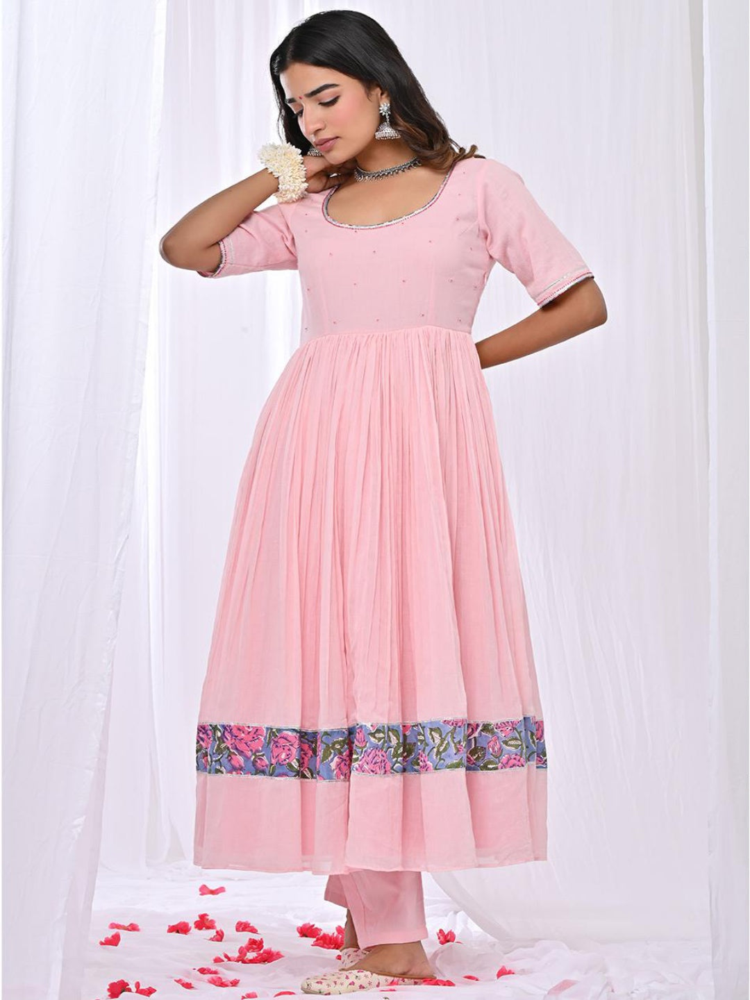 Manika-Pink-Anarkali-Set-Of-3