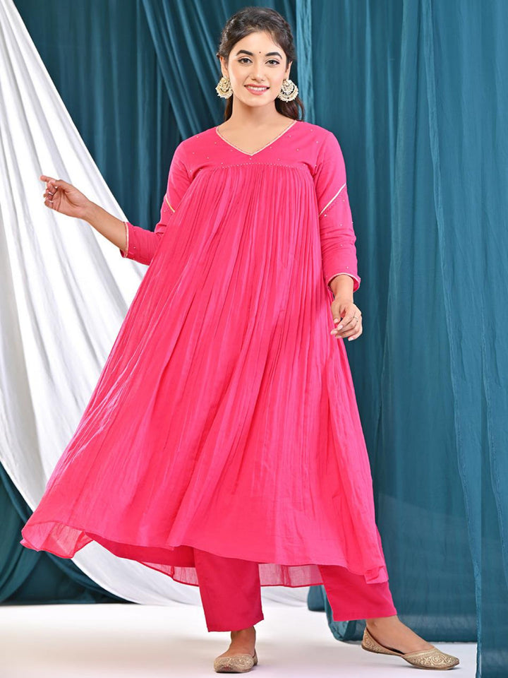 Manika-Rani-Gathered-Anarkali-Kurta-Set