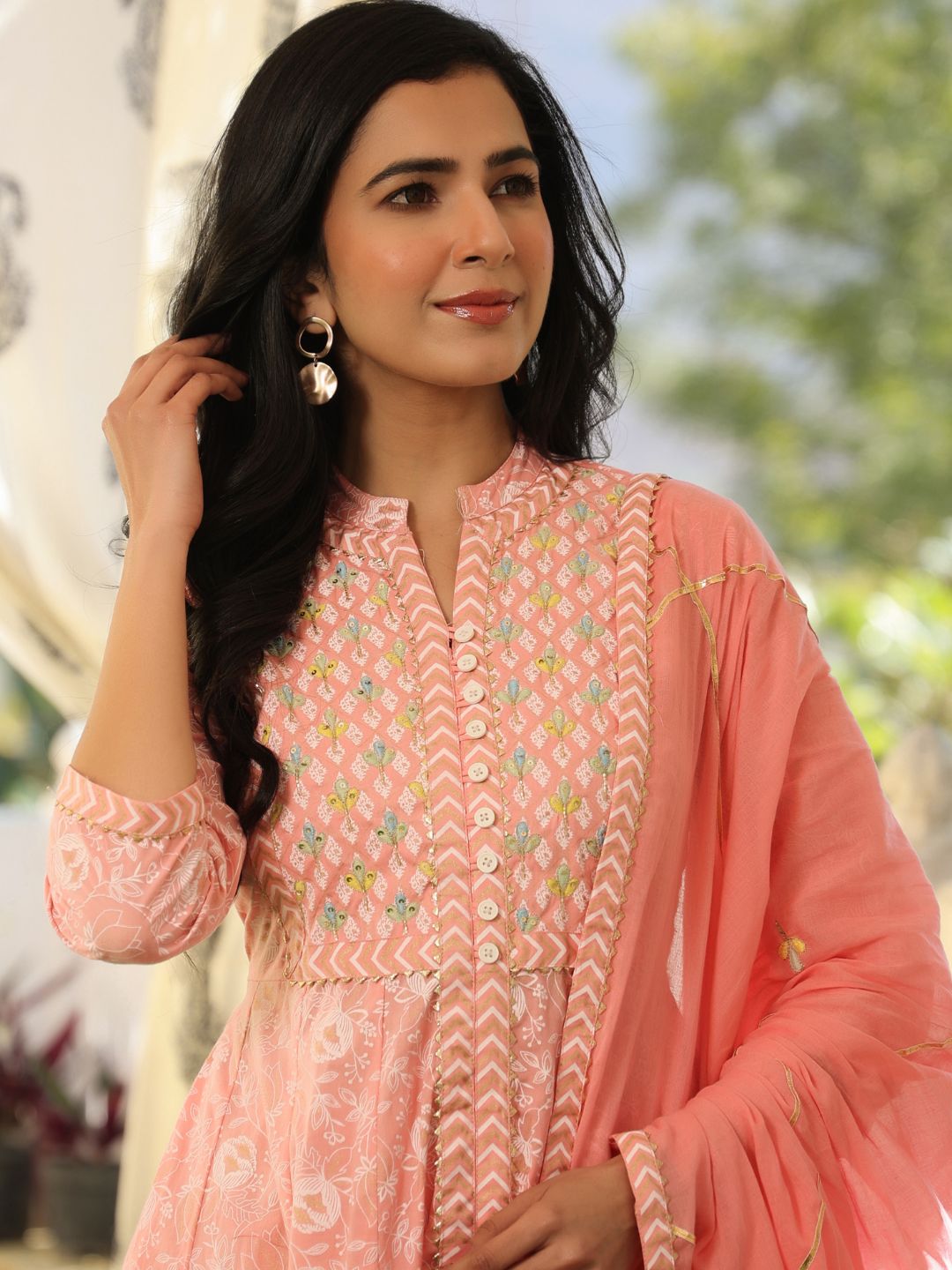 Masarrat-Peach-Anarkali-Set-&-Dupatta
