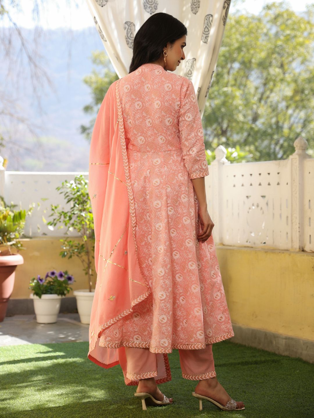 Masarrat-Peach-Anarkali-Set-&-Dupatta