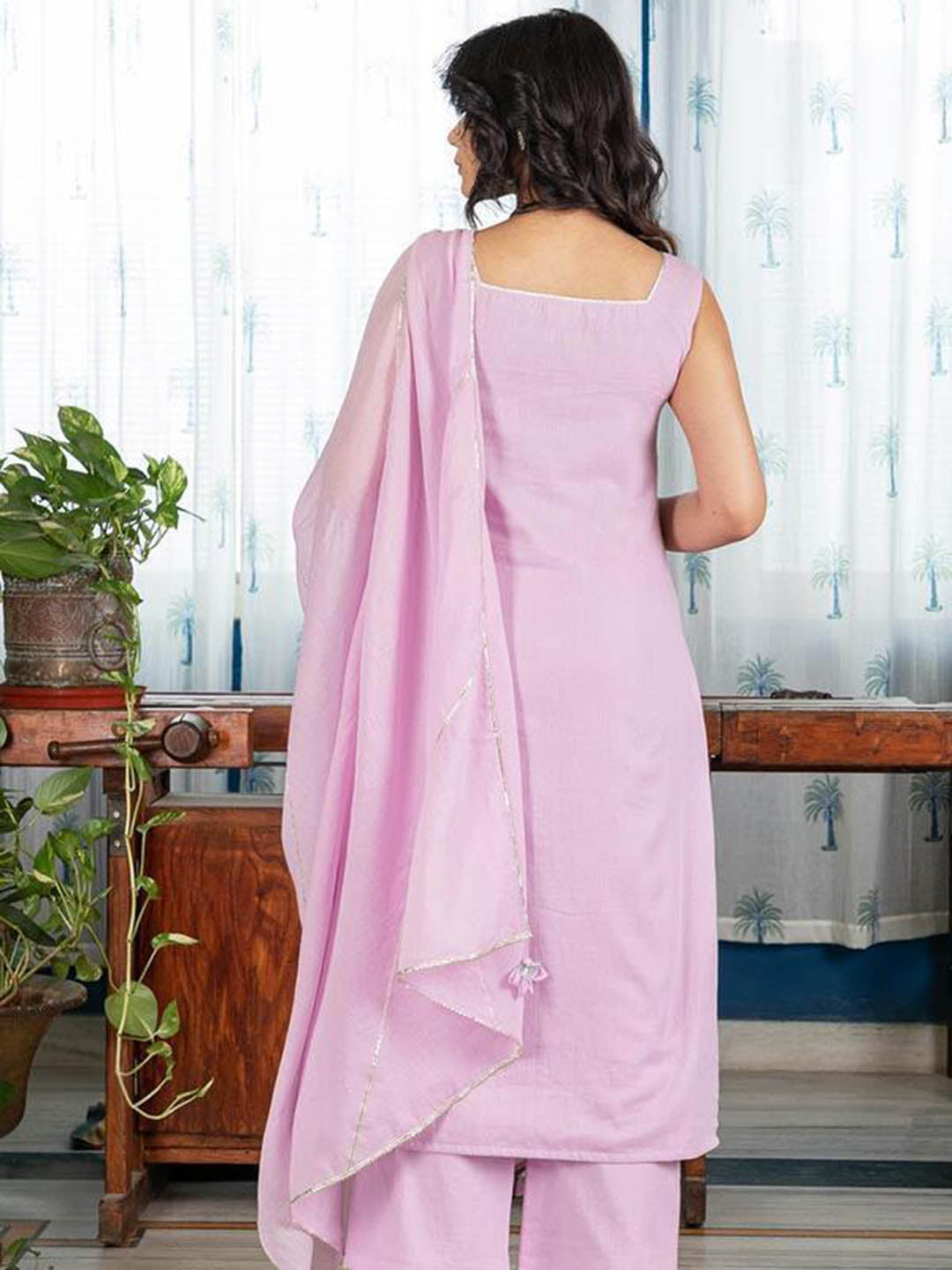 Moh-Lilac-Sleeveless-Set-(Set-Of-3)