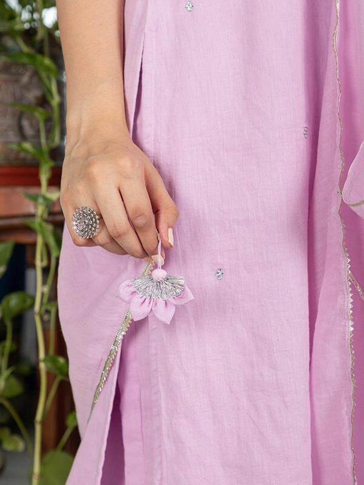 Moh-Lilac-Sleeveless-Set-(Set-Of-3)