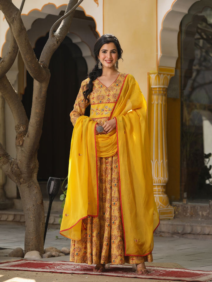 Mulan-Mustard-Chanderi-Dress-With-Dupatta