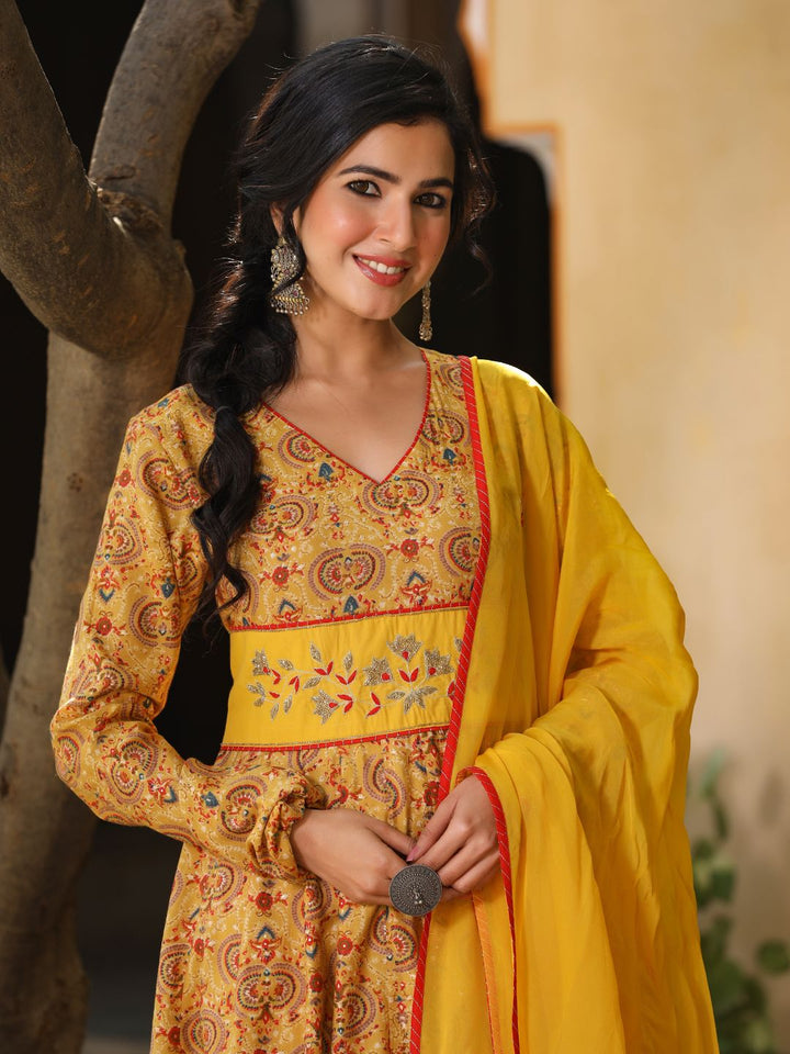 Mulan-Mustard-Chanderi-Dress-With-Dupatta