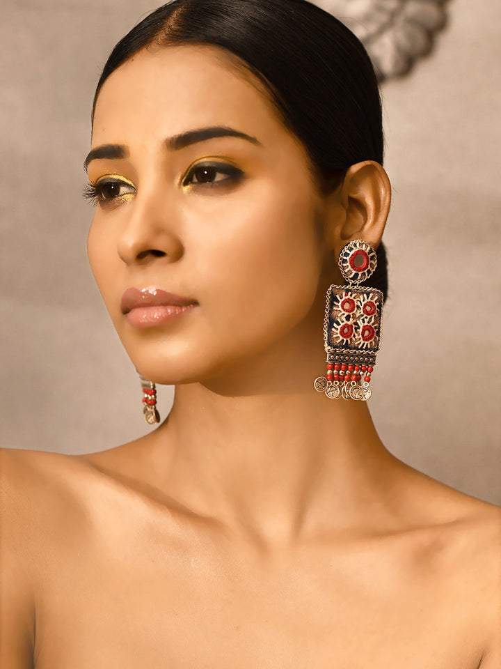 ZERESOUQ-Nea-Zoi-Mirror-Mirage-Handmade-Fabric-Earrings