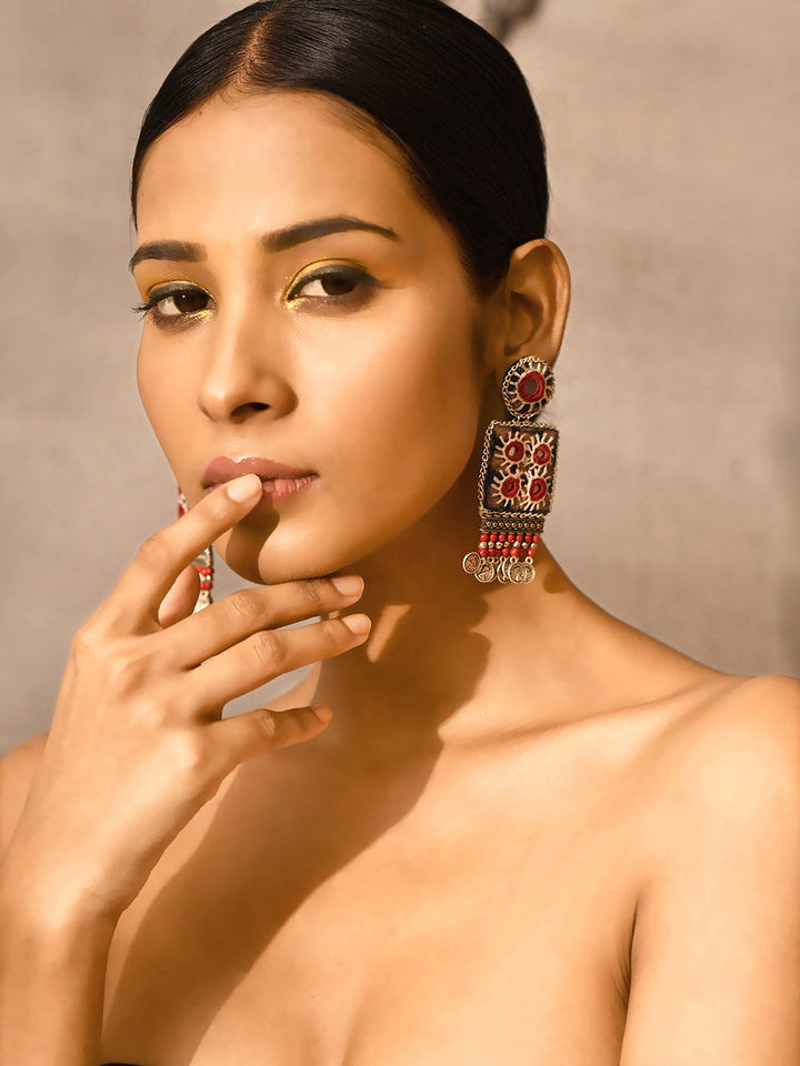 ZERESOUQ-Nea-Zoi-Mirror-Mirage-Handmade-Fabric-Earrings