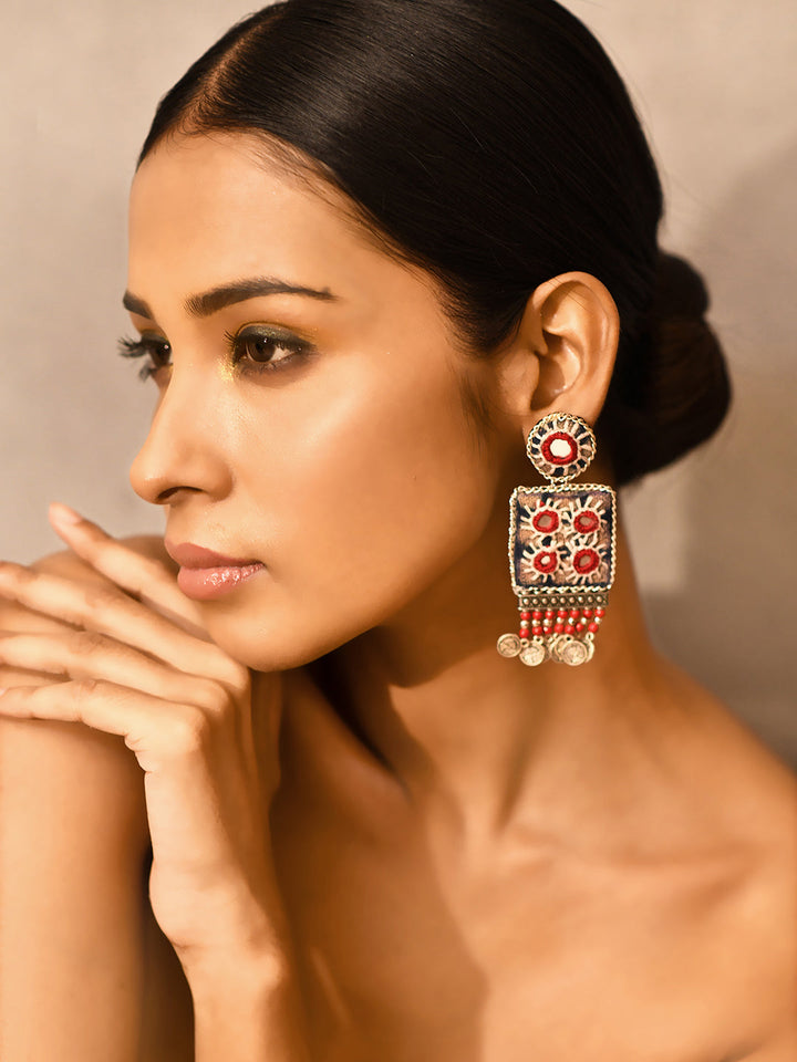 ZERESOUQ-Nea-Zoi-Mirror-Mirage-Handmade-Fabric-Earrings