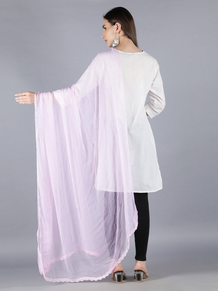 Pink-Dupatta-With-Muqaish-Embellished