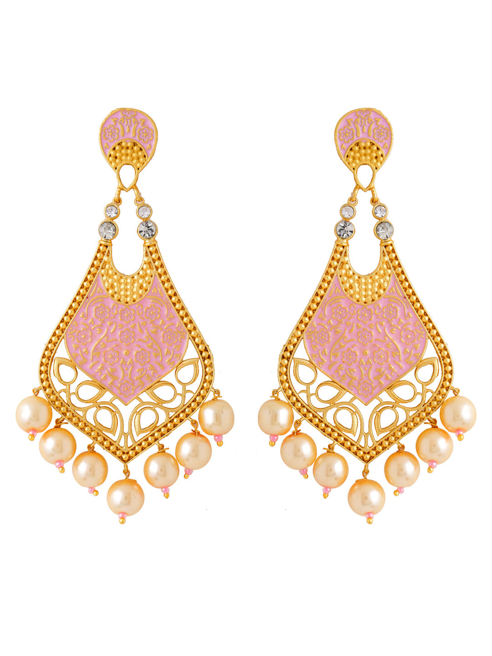 Pink-Gold-Matte-Brass-Drop-&-Danglers