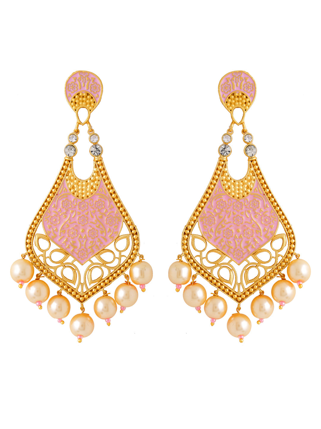 Pink-Gold-Matte-Brass-Drop-&-Danglers