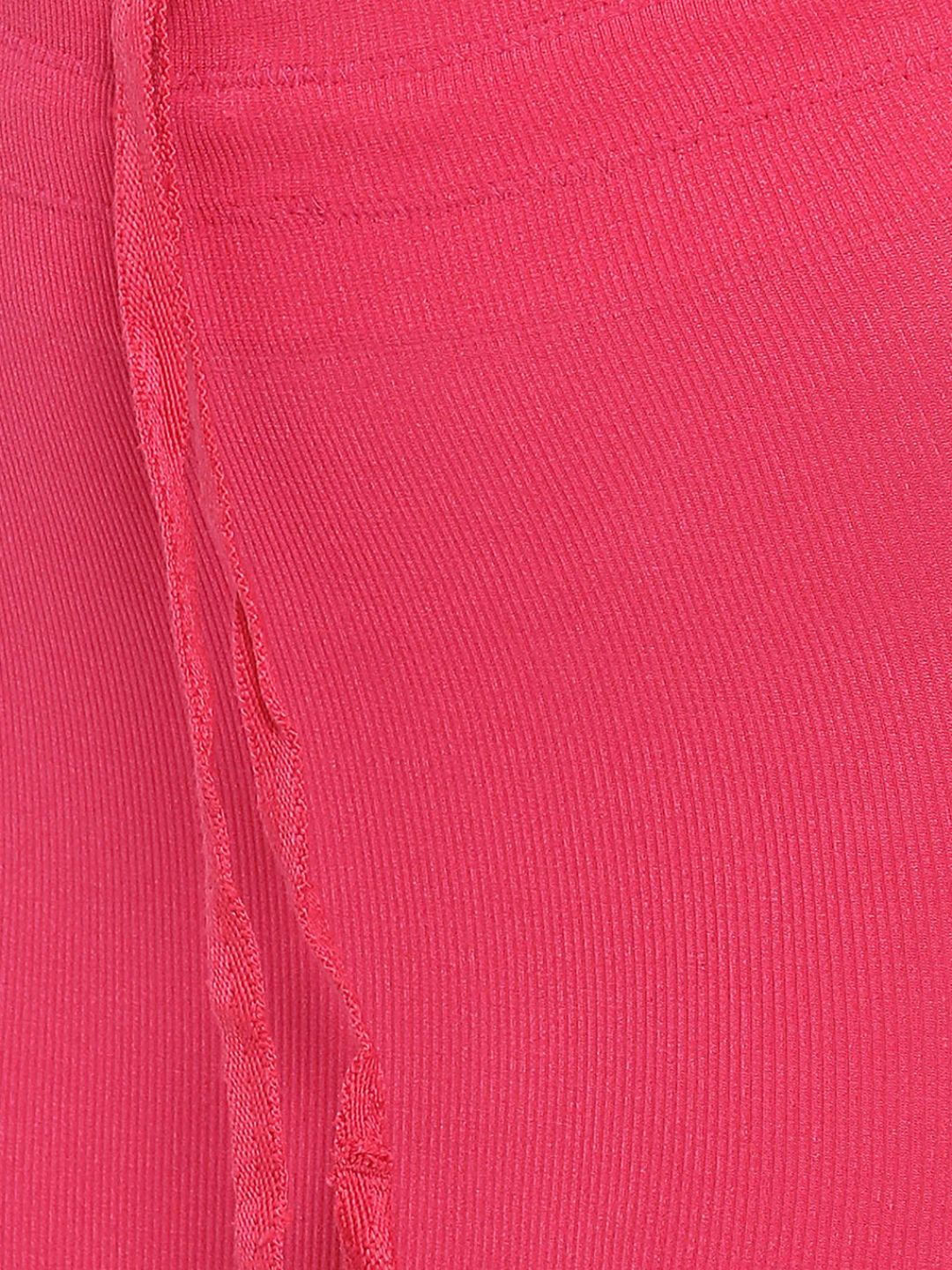 Pink Spandex Saree Shapewear with Drawstring