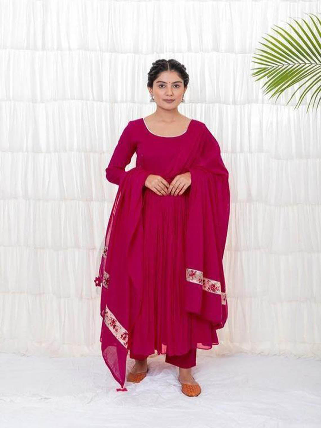 Rani-Anarkali-Mulmul-Kurta-Set