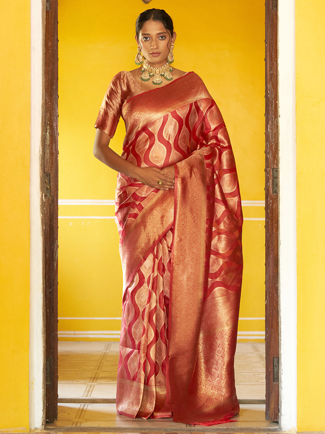 Organza on sale kanjeevaram sarees