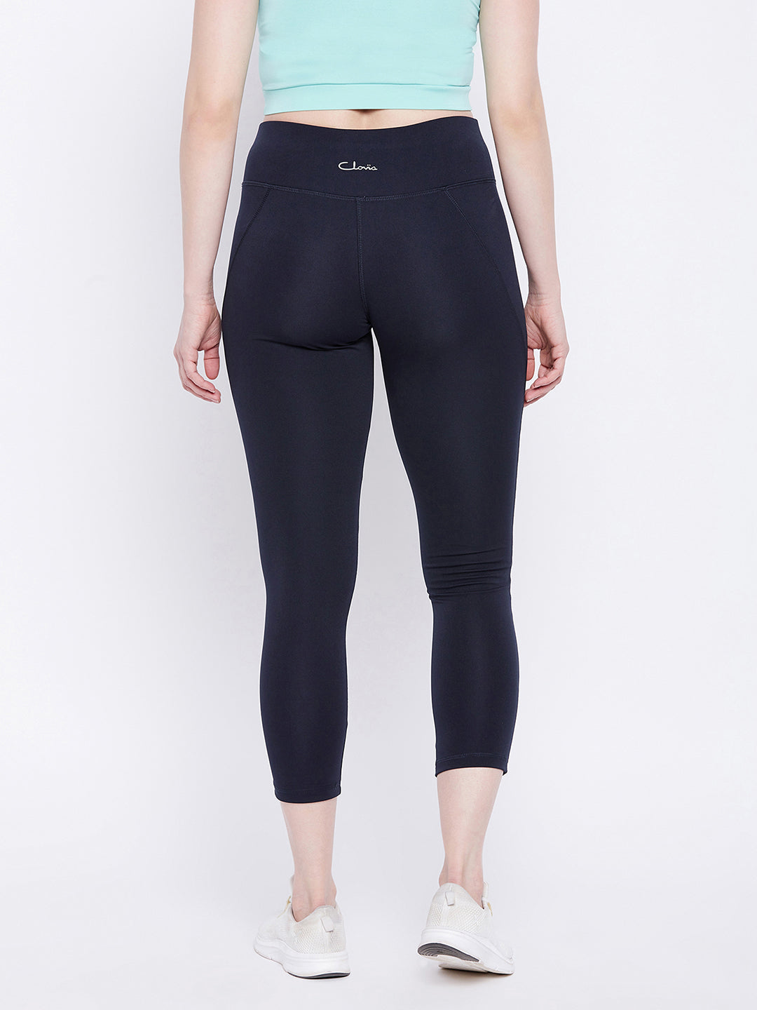 Snug Fit Active Tights In Navy