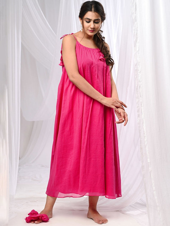 Summer-Halter-Dress-In-Rani