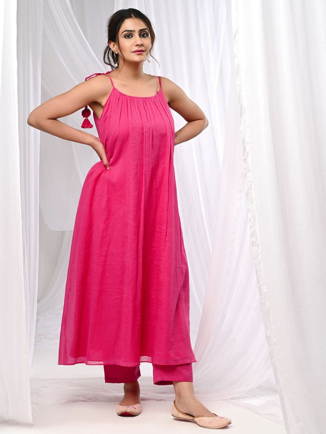 Summer-Halter-Dress-In-Rani