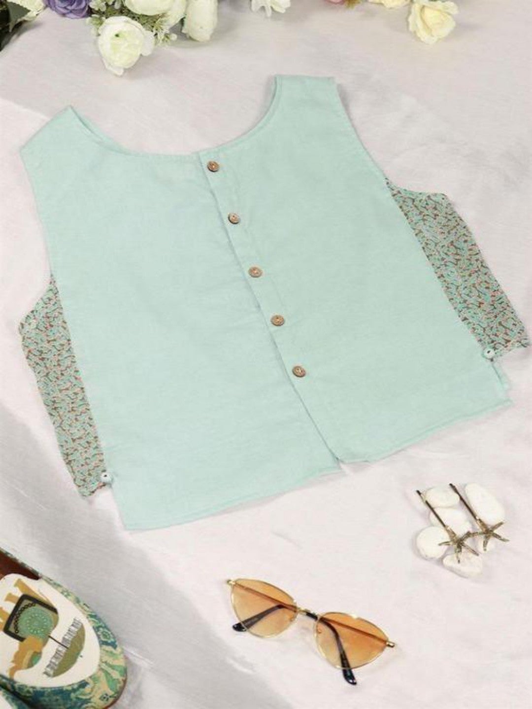 Summer-Side-Panel-Top-In-Green