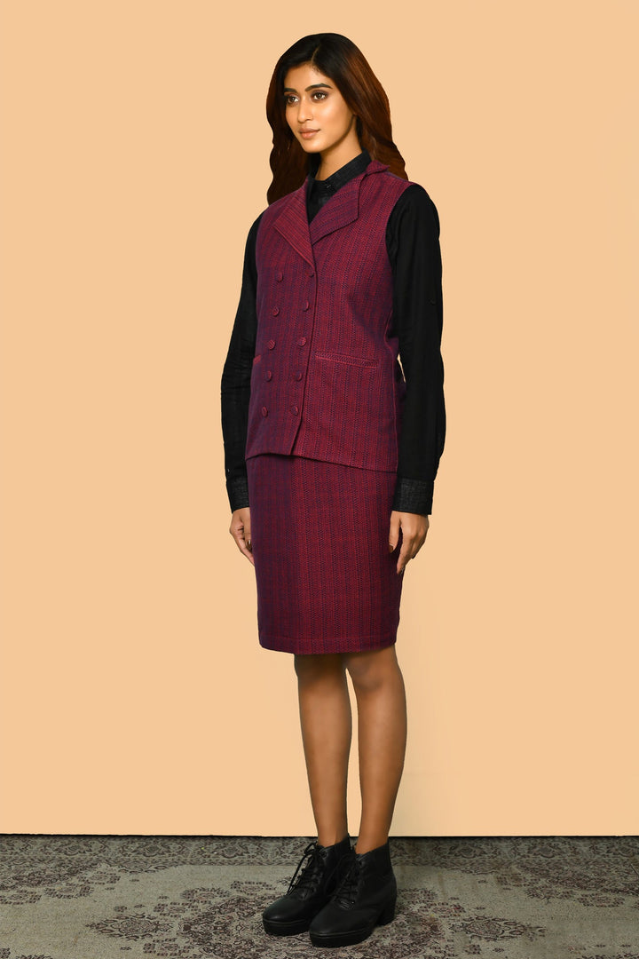 ZERESOUQ-Trisha-Handloom-Cotton-Skirt-Co-Ord-Set