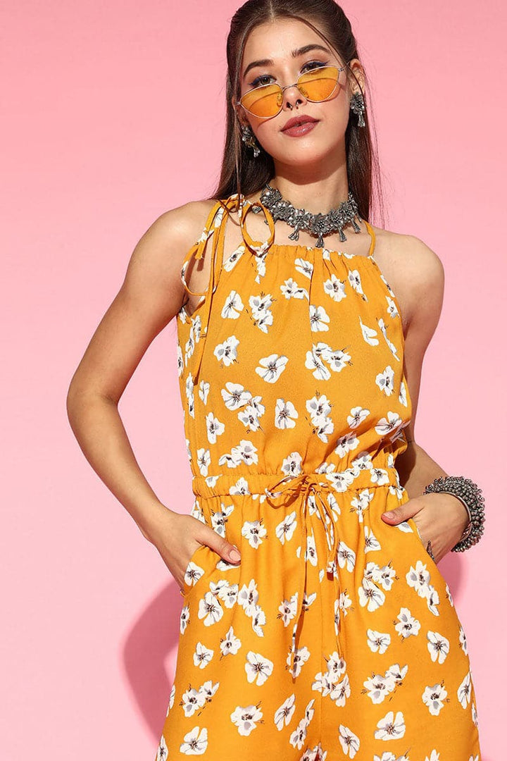 ZERESOUQ-Mustard-Polyester-Printed-Strappy-Jumpsuit