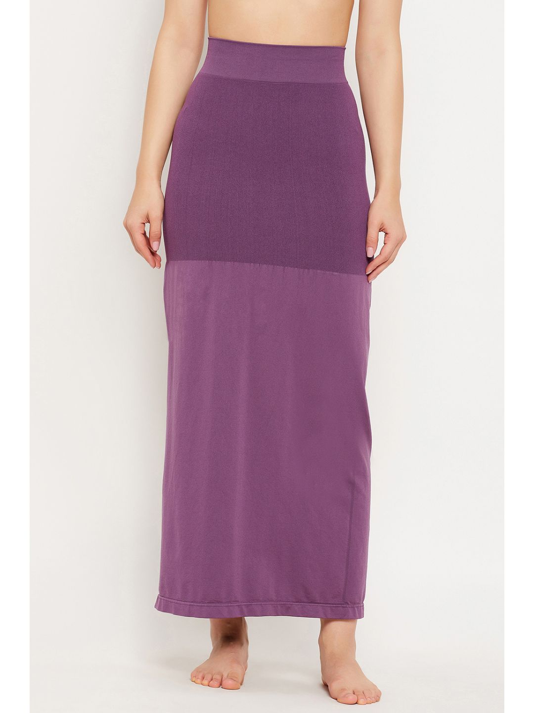 Violet Spandex Saree Shapewear with Drawstring