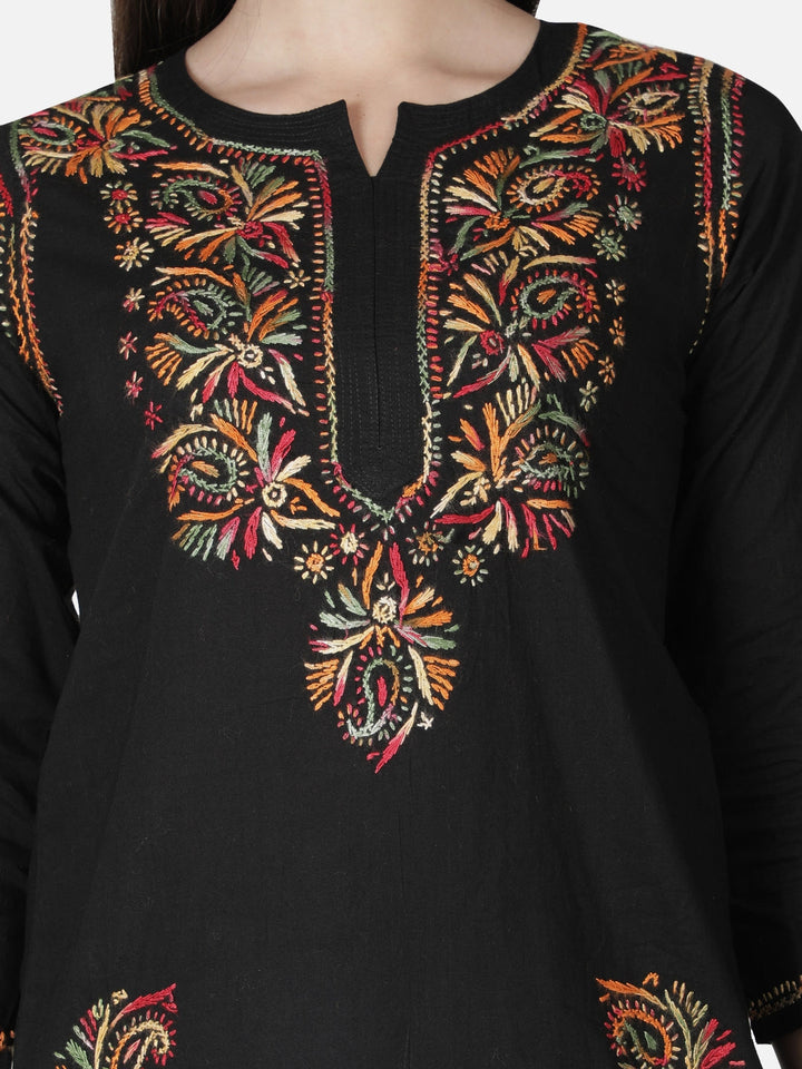 White-Cotton-Lucknowi-Chikankari-Short-Top