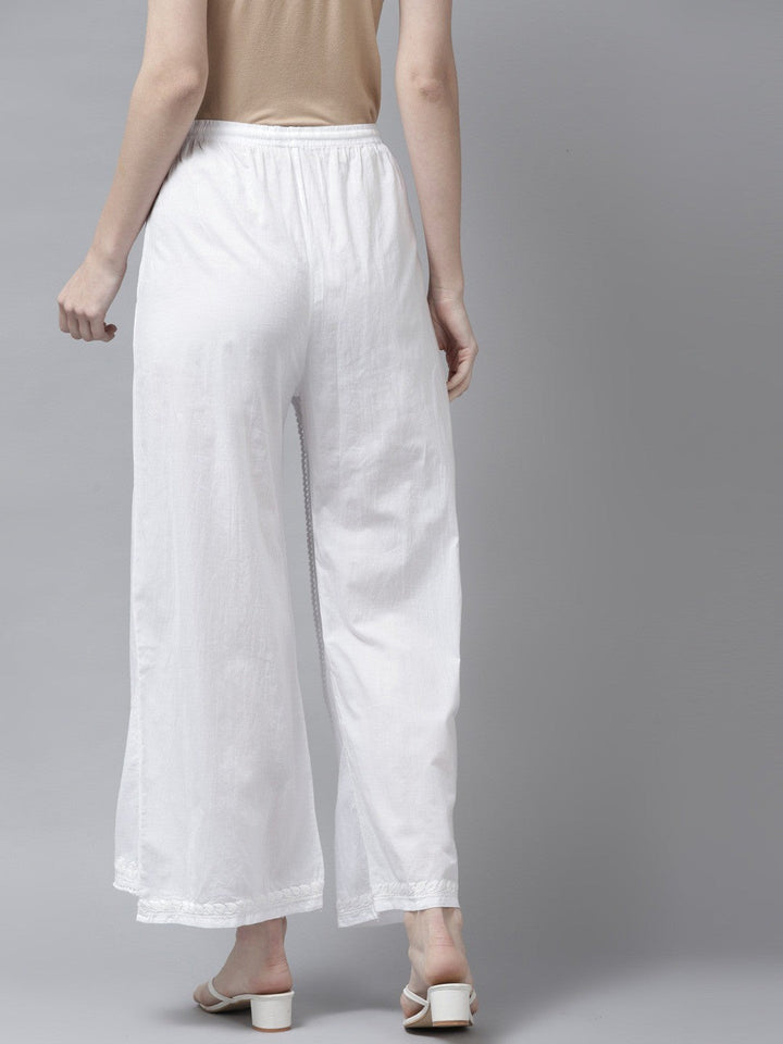 White-Cotton-Regular-Fit-Palazzo