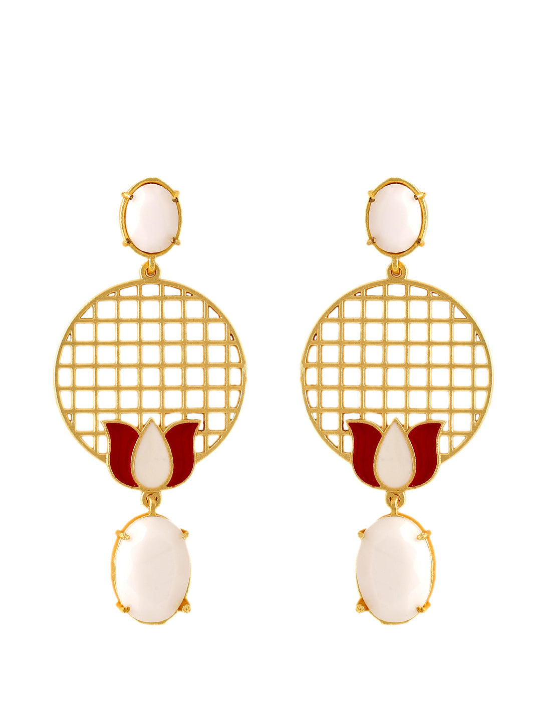 White-Gold-Matte-Brass-Drop-&-Danglers