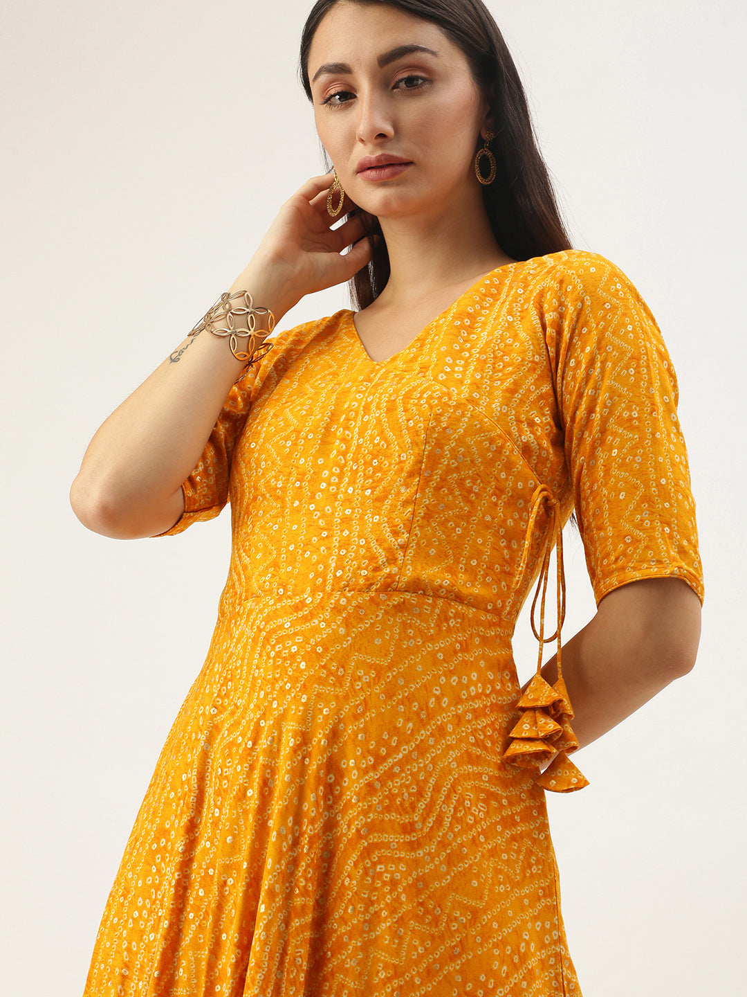Yellow-Printed-Angarkha-Gown