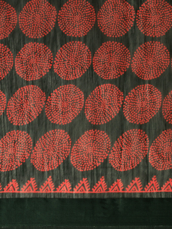 ZERESOUQ-Green-Art-Silk-Printed-Classy-Saree