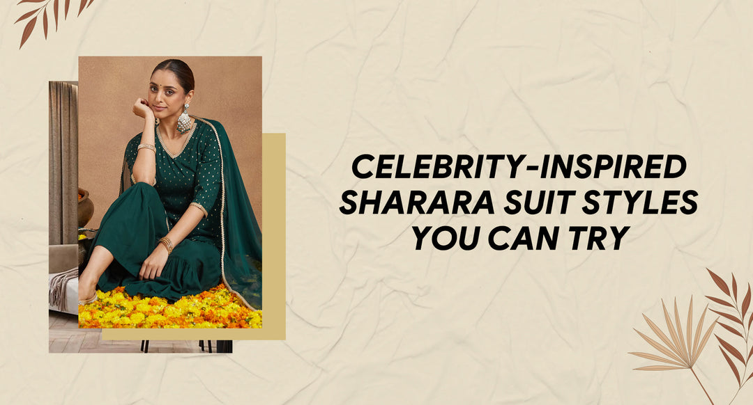 Celebrity-inspired Sharara suit styles you can try