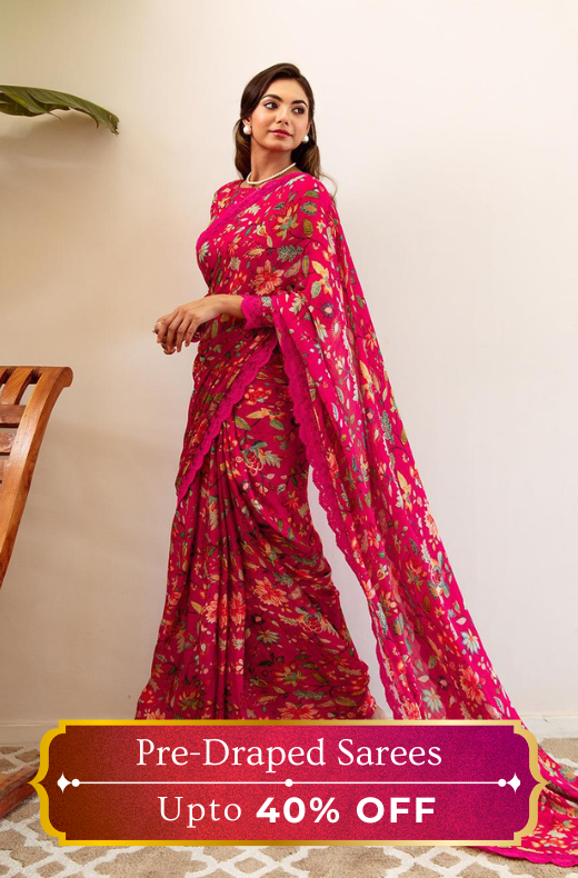 Pre-Draped Sarees