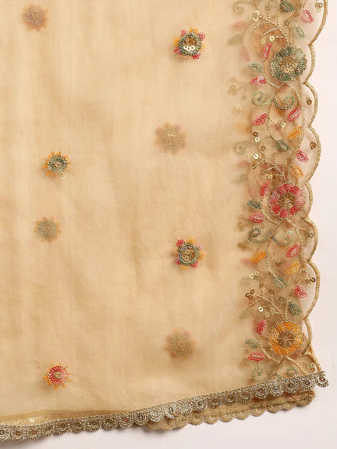 Beige-Organza-Embroidery-Scalloped-Dupatta