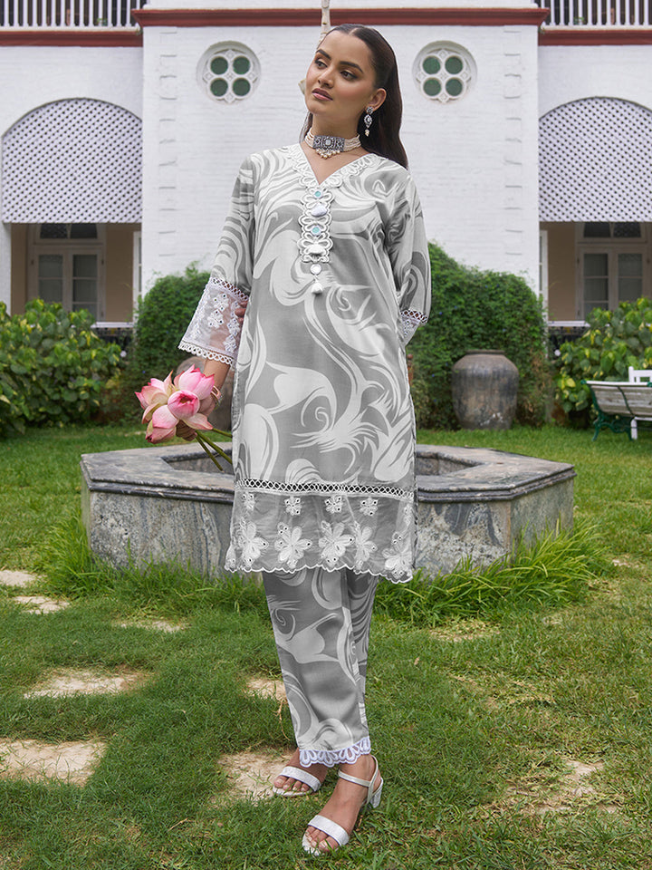 Grey-Cotton-Marble-Printed-Co-Ord-Set