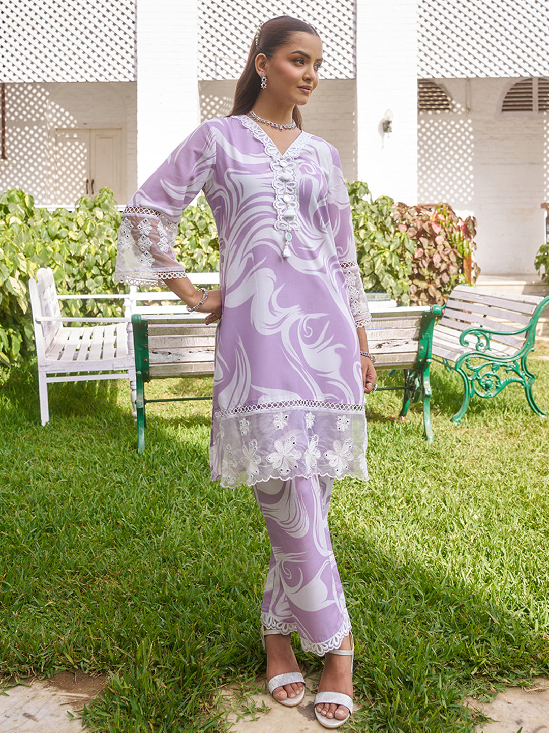 Purple-Cotton-Marble-Printed-Co-Ord-Set