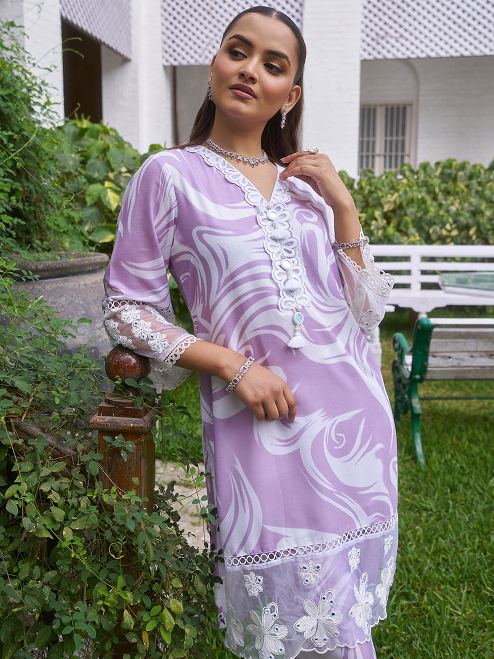 Purple-Cotton-Marble-Printed-Co-Ord-Set
