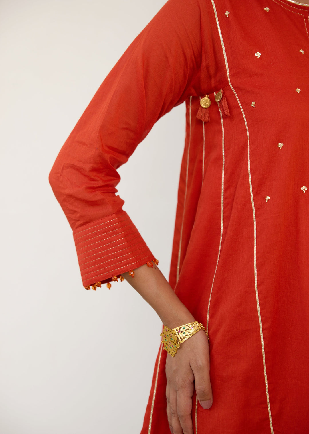 Kesar-Orange-Mulmul-Antifit-Farshi-Shalwar-Set