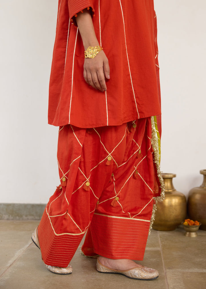 Kesar-Orange-Mulmul-Antifit-Farshi-Shalwar-Set