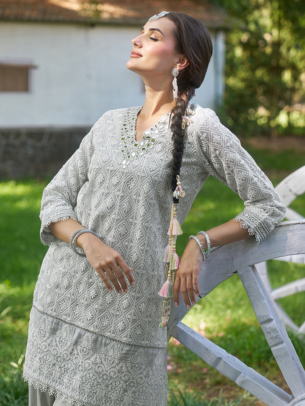 Grey-Viscose-Schiffli-Embroidered-2-Piece-Kurta-Set