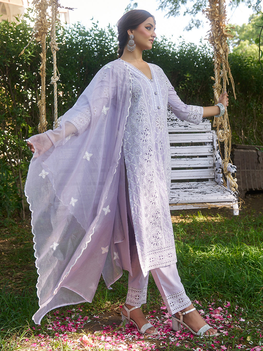 Lavender-Cotton-Schiffli-Embroidered-3-Piece-Kurta-Set