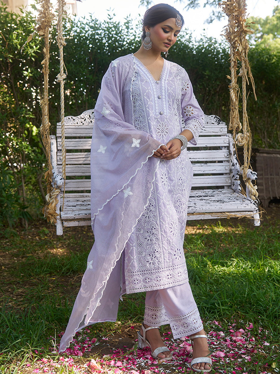 Lavender-Cotton-Schiffli-Embroidered-3-Piece-Kurta-Set