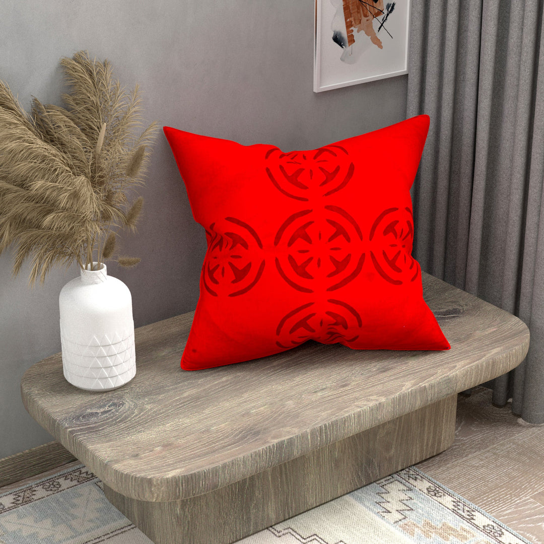 Red-Cotton-Handmade-Applique-Work-Cushion-Cover