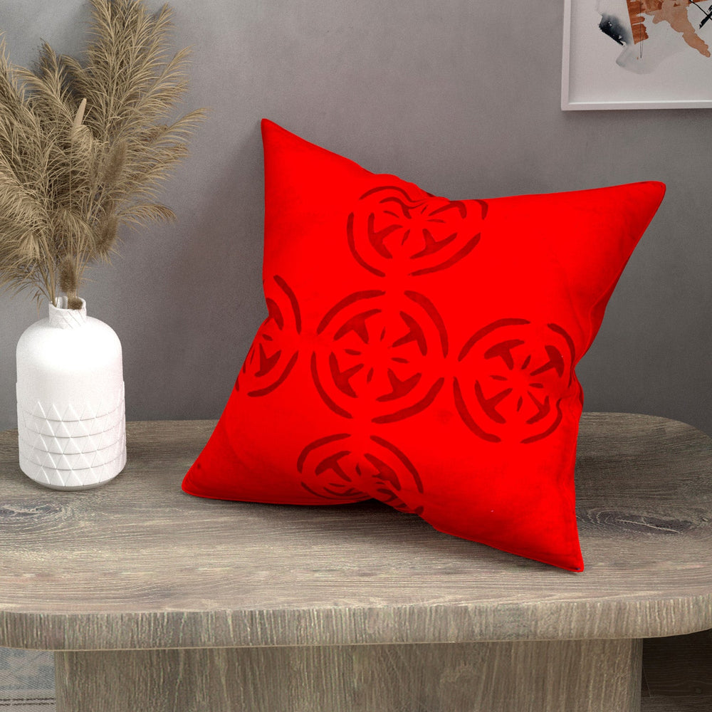 Red-Cotton-Handmade-Applique-Work-Cushion-Cover