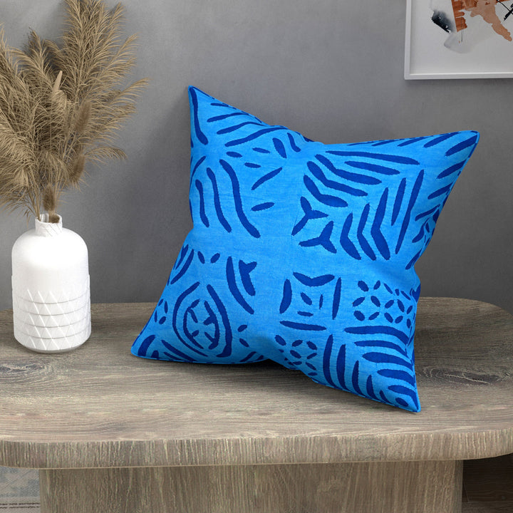 Blue-Cotton-Handmade-Applique-Work-Cushion-Cover