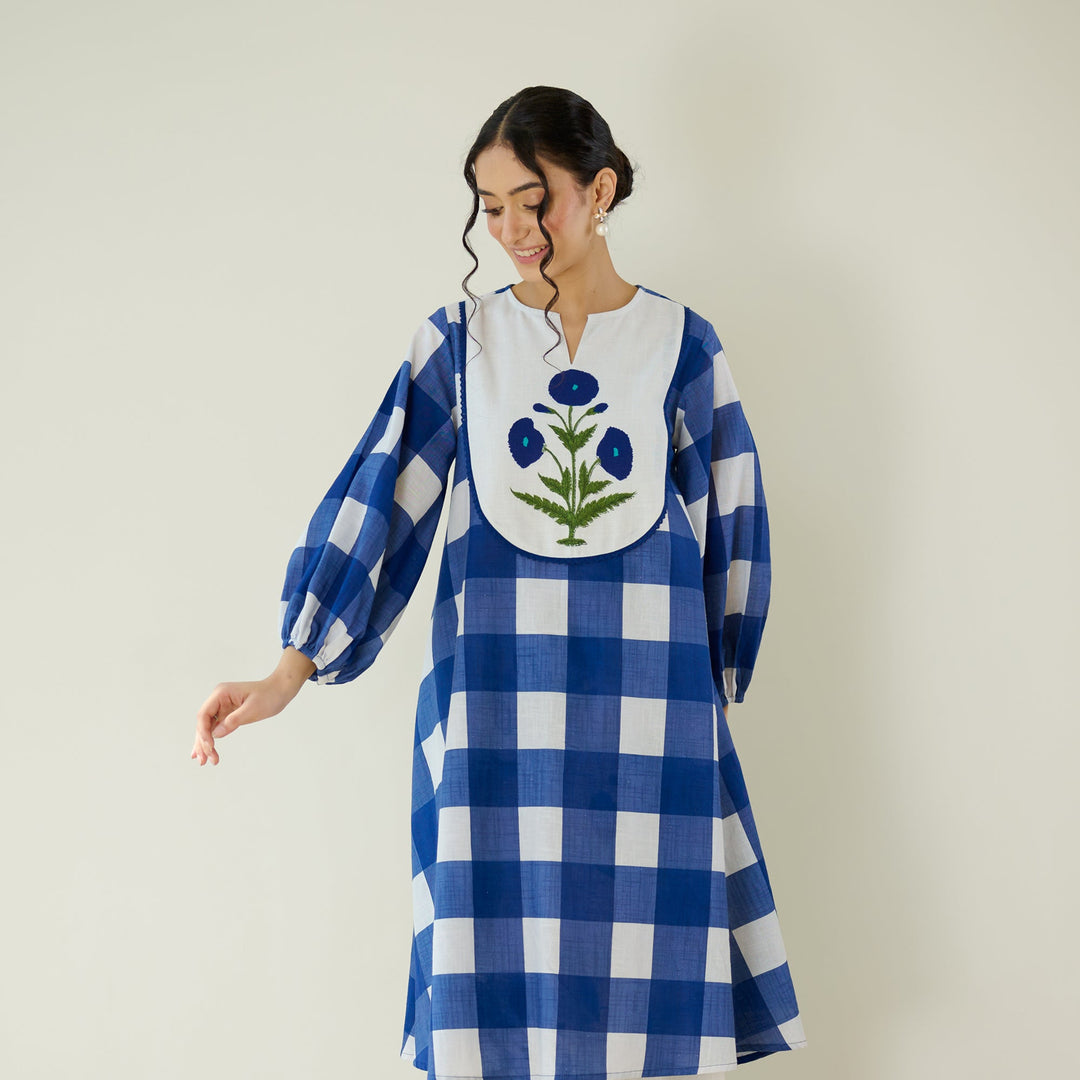 Classic-Indigo-Cotton-Old-School-Kurta