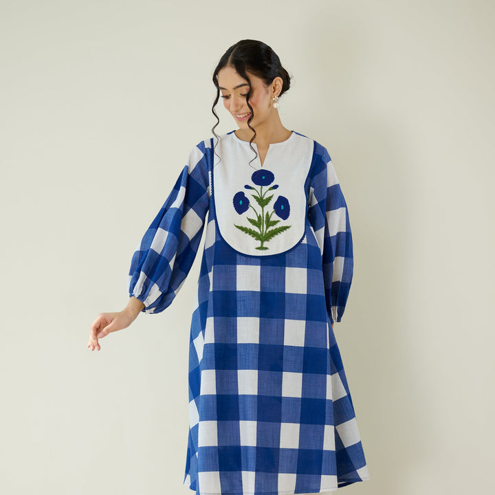 Classic-Indigo-Cotton-Old-School-Kurta