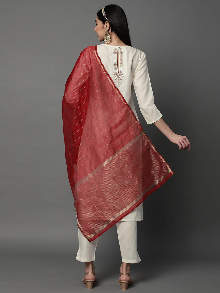 Cream-Cotton-Blend-Embroidered-Straight-3-Piece-Kurta-Set