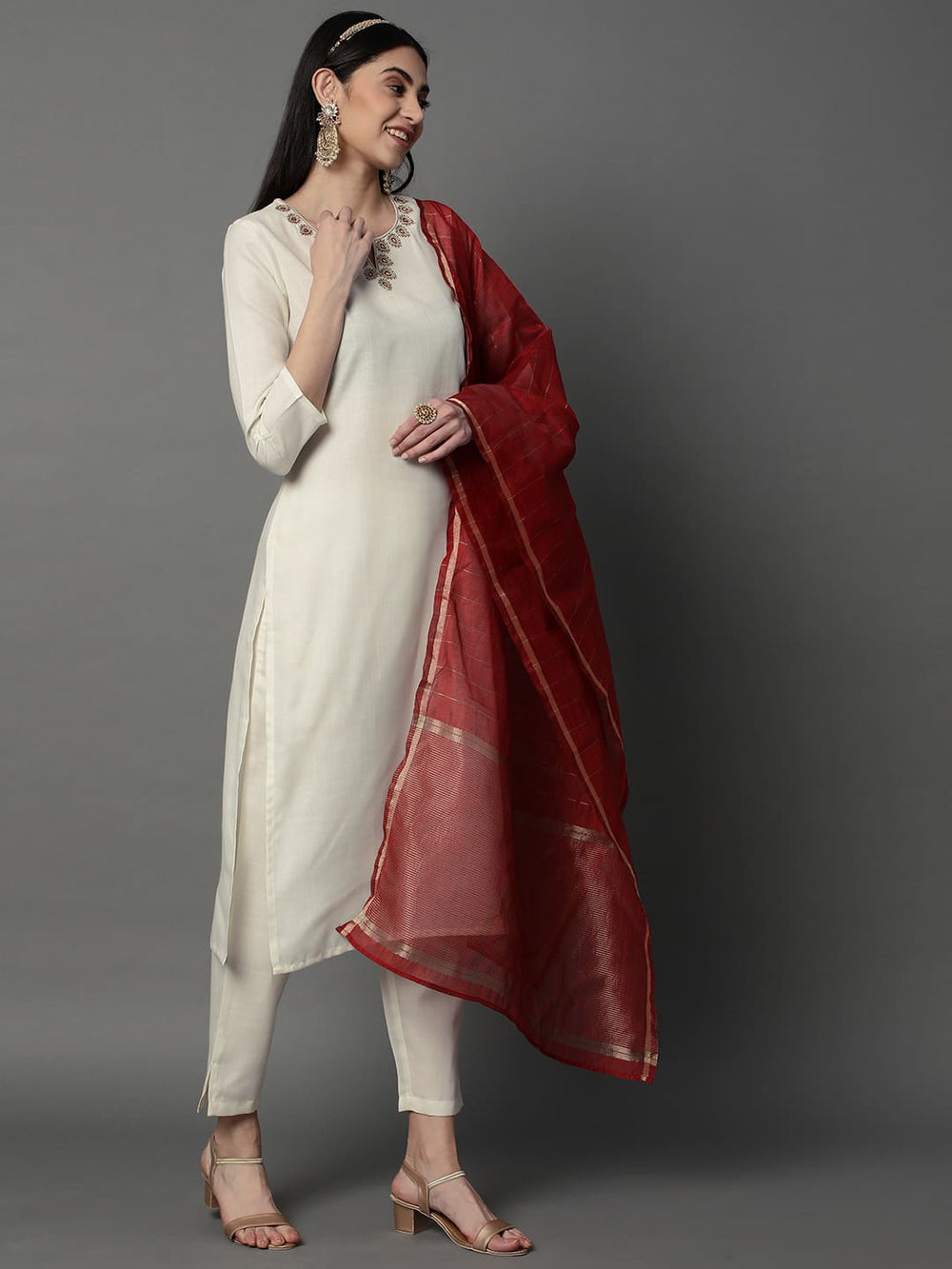 Cream-Cotton-Blend-Embroidered-Straight-3-Piece-Kurta-Set